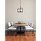 Wren Collection Pendant D15.8 H17.3 Lt:3 Dark Copper Brown and frosted white Finish